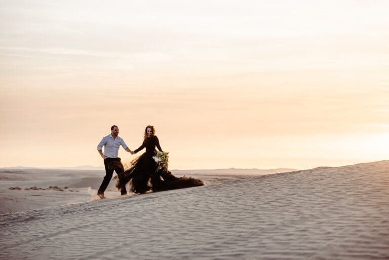 Elope at the Christmas Valley Sand Dunes in Central Oregon