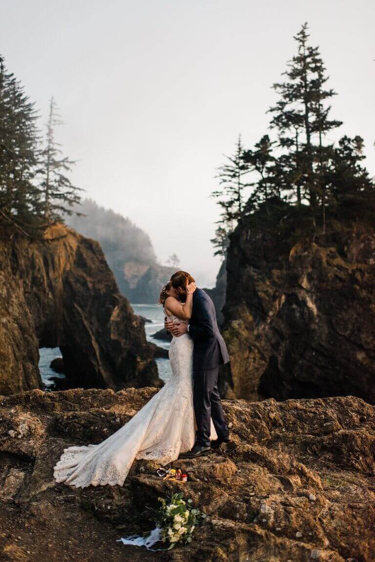 Southern Oregon Coast Adventure Elopement (plus Redwoods!)