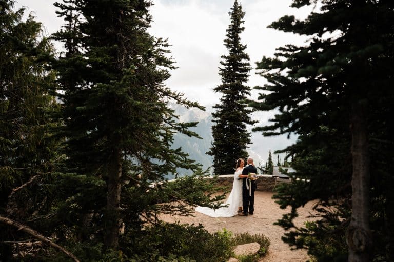 Mt. Rainier Elopement with Wildflowers