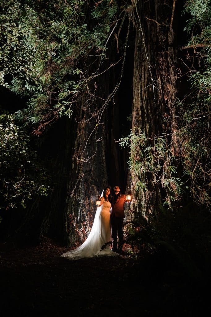 Redwoods Lantern Elopement Sequoia Park Zoo Skywalk Elopement 103 682x1024